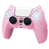 Silicone Cat Ear Gamepad Cover for Sony Ps5 - Black