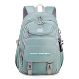 Teen Girls' Anti-theft College Backpack - Secure & Stylish - Black