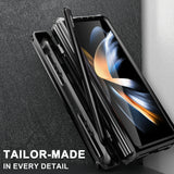For Samsung Galaxy Z Fold4 5G Foldable Shockproof Phone Case - Black - Extra Image