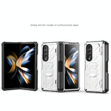 For Samsung Galaxy Z Fold4 5G Foldable Shockproof Phone Case - Black - Extra Image