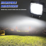 4 Inch Flood - Surface Mixed Luminous Square Light D0083 - Extra Image