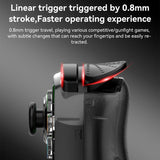 Versatile Retractable Gamepad for Pc / Android / Ios / Win / Mac / Switch - Black - Top-Down View