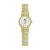 Starry Diamond Chain Women Wrist Watch - Rose Gold Diamonds Surface - Extra Image