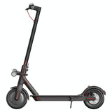 Foldable Auxiliary Wheel Bracket For Electric Scooters - Compatible With Xiaomi Ninebot And More - Black - Side View