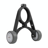 Foldable Auxiliary Wheel Bracket For Electric Scooters - Compatible With Xiaomi Ninebot And More - Black - 45-Degree Angle