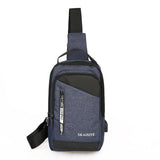 Men Crossbody Bag For Outdoor Sports Leisure - 1-Blue - Extra Image
