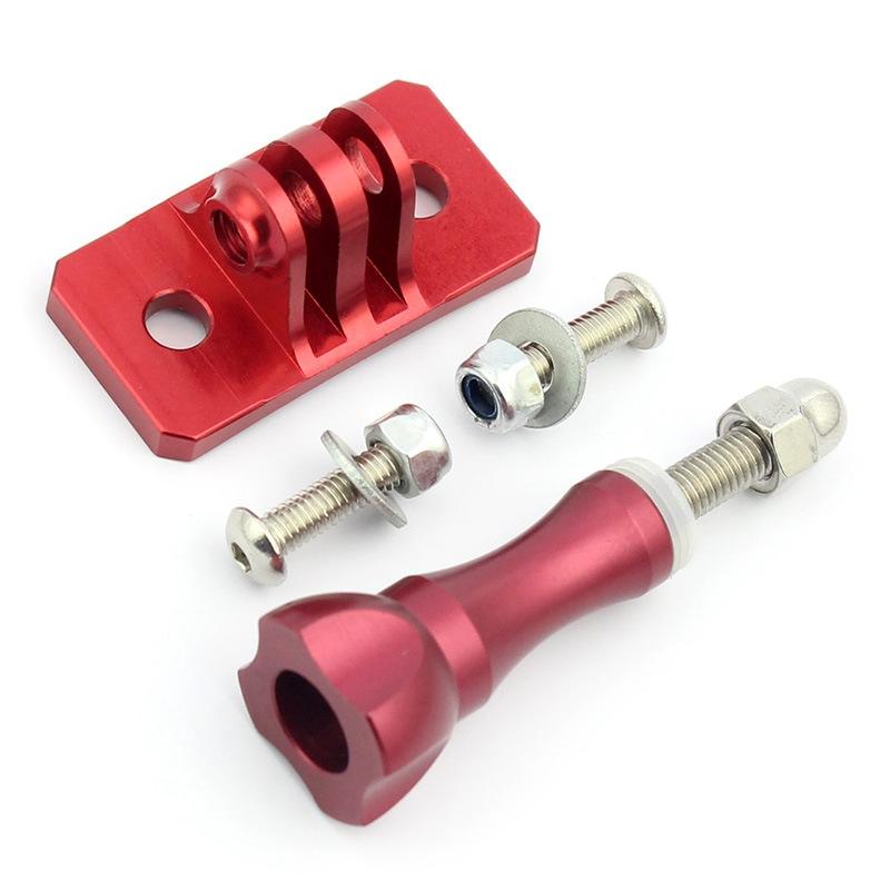 Helmet Mount Adapter for Aluminum Tripod Head for Gopro - Blue