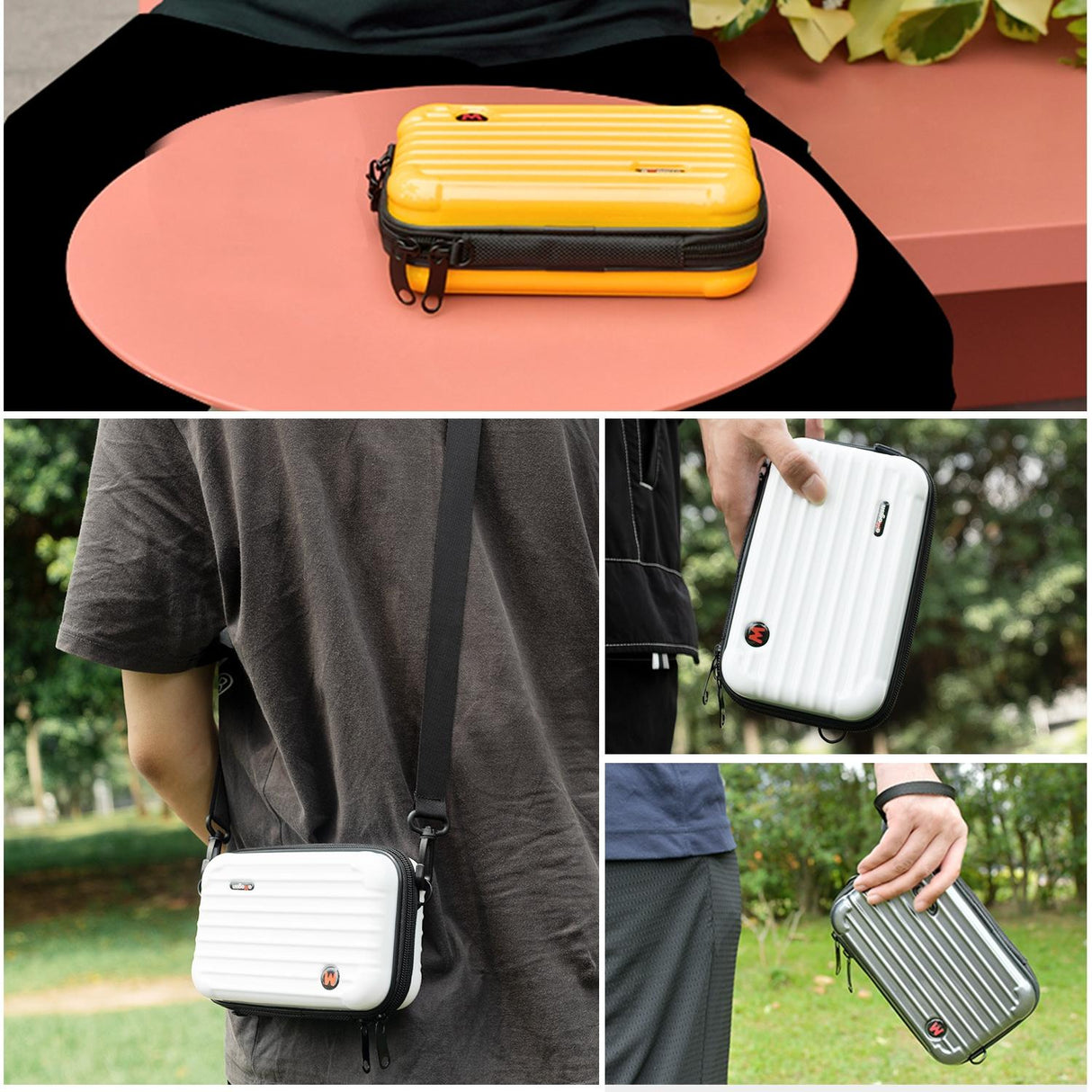 Hard Shell Storage Bag for Insta360 X4 Camera - Gray