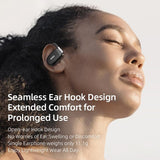 Open Earhook Bluetooth Earphones - X900 - Black - 45-Degree Angle