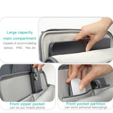 Waterproof 14 Oxford Laptop Bag - Blue - Close-Up Angle