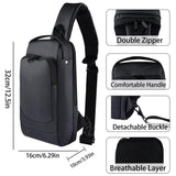 Steam Deck Crossbody Carry Bag - Black - 45-Degree Angle