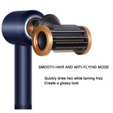 Smooth Flyaway Nozzle for Dyson Hair Dryer - Copper Nickel - Gray - Rear View