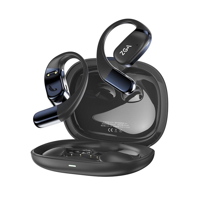 Wireless Bluetooth Earphones - Zga Gs18 Blade Ai - Black