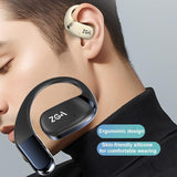 Wireless Bluetooth Earphones - Zga Gs18 Blade Ai - Black - Top-Down View
