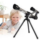 Science and Education Telescope - 20-40x Objective Lens - Ideal for Kids - Side View