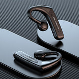 Wireless Bone Conduction Bluetooth Headset - Hanging Ear Design - Black - Extra Image