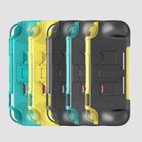 Protective Shell for Switch Lite with Game Card Box and Grip - Black And Green