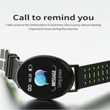 Smart Watch With Call Reminder And Health Monitoring - Black - Extra Image