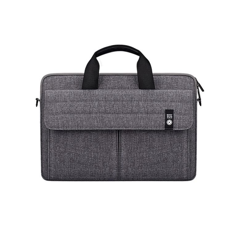 13.3 Inch Laptop Handheld Briefcase Storage Bag - No Shoulder Strap - Black