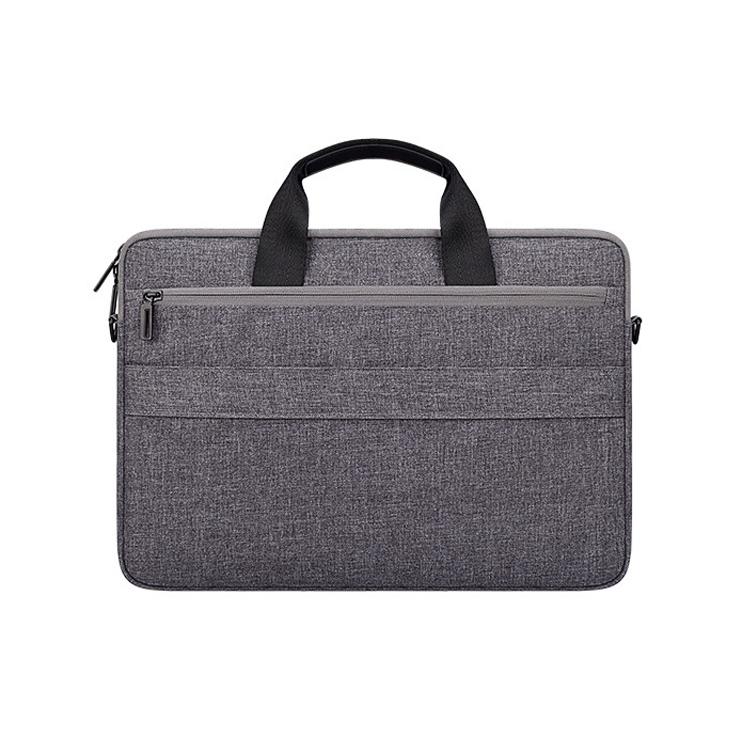 13.3 Inch Laptop Handheld Briefcase Storage Bag - No Shoulder Strap - Black