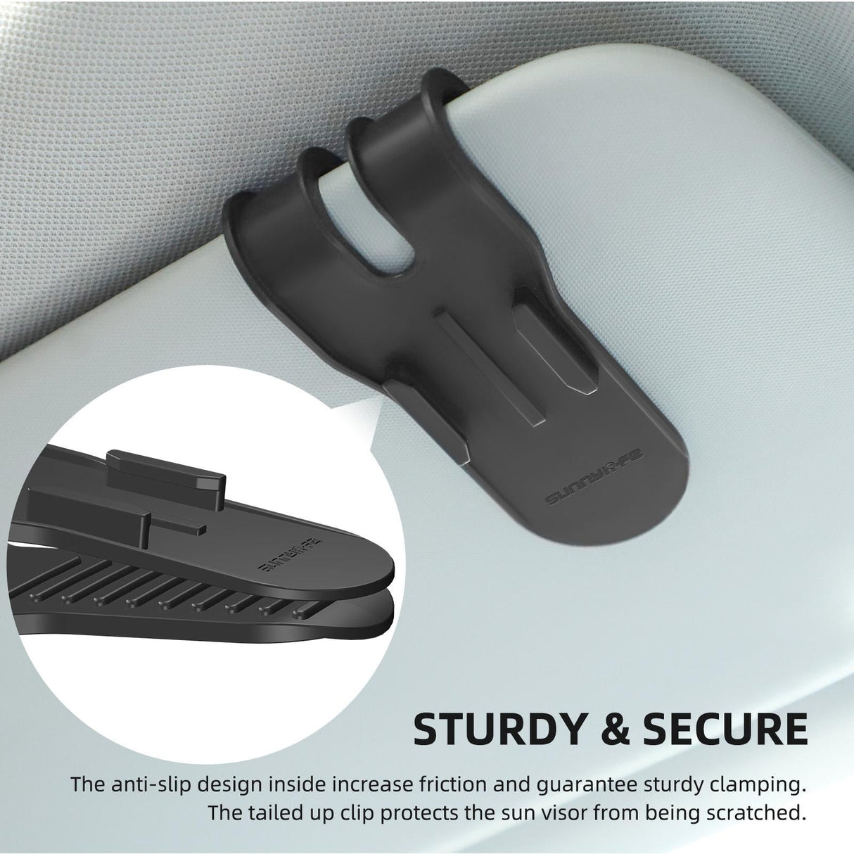 360 Degree Rotating Sun Visor Camera Mount for Vlogging