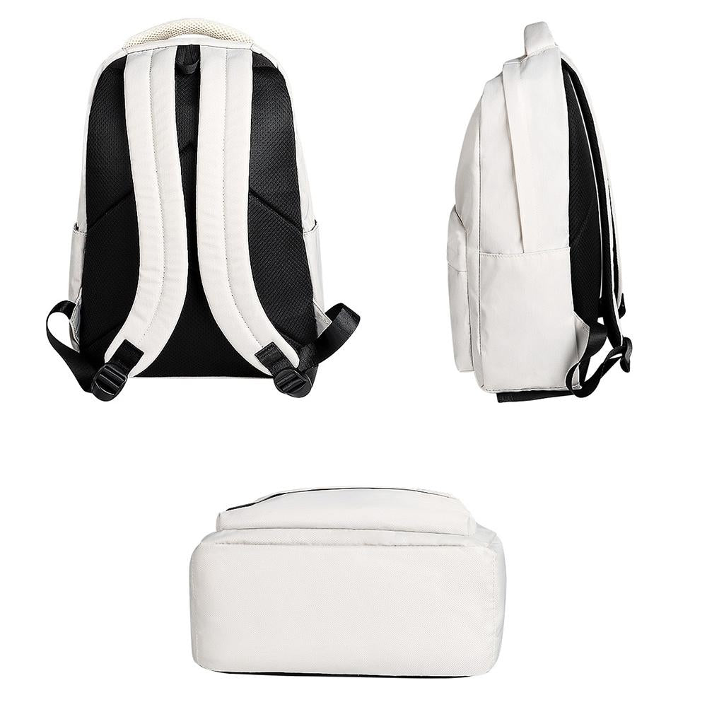 Waterproof Laptop Backpack - Large Capacity Wear-Resistant 13-15.4 Inches - Black