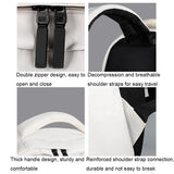 Waterproof Laptop Backpack - Large Capacity Wear-Resistant 13-15.4 Inches - Black - Close-Up Angle