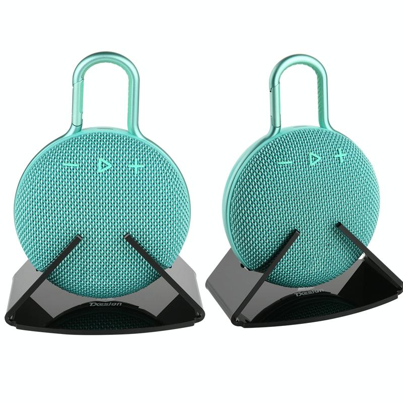 Acrylic Desktop Stand for Jbl Clip 3 / 4 Speaker - Black