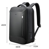 Waterproof Laptop Backpack with Usb & Type-c Port - Large Capacity Black - Low Angle