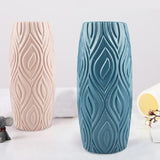 2-piece Plastic Vase Set for Creative Flower Arrangements Wet and Dry Decor - Pink - Extra Image