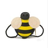Adorable Kids' Tassel Purse Cute Cartoon Animals - Ladybug - Front View