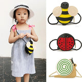 Adorable Kids' Tassel Purse Cute Cartoon Animals - Ladybug - Extra Image