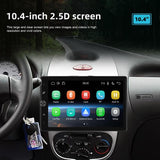 10.4 Inch Vertical Screen Android Navigation With Wireless Carplay & Backup Camera - Top-Down View