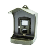 Outdoor Bird Watching Camera with Motion Sensor - Army Green Feeder - Side View