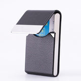 Business Card Case For Advertising Fits Most Cards - Red - Top-Down View