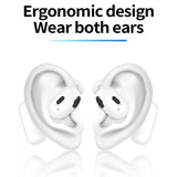 Wireless Hanging Earbuds with Bluetooth V5.4 Stereo Sound - Black
