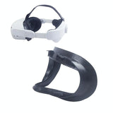 Anti-sweat Eye Mask for Meta Quest 2 Vr Headset - Black - Top-Down View