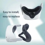 Anti-sweat Eye Mask for Meta Quest 2 Vr Headset - Black