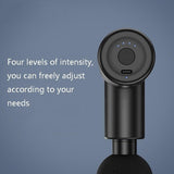 Portable Brushless Muscle Massager - Black - 45-Degree Angle