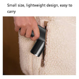 Portable Brushless Muscle Massager - Black - Rear View