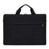 Waterproof Single Shoulder Notebook Bag - 13 Inch Portable & Durable - Black - Low Angle