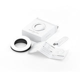 Selfie Ring Light for Mobile Phones - Beauty Enhancer - White - Low Angle