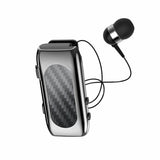 Carbon Brazing Bluetooth Earphones with Noise Reduction - Black - Side View