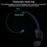 Wireless Bluetooth Earphone for Ps3 - s Size - Black - Low Angle