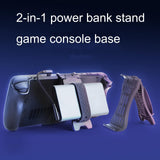 Steam Deck Charging Base for Mobile Power and Desktop Bracket - Black