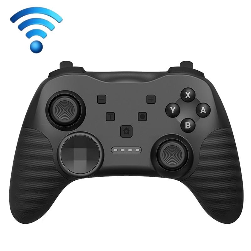 Wireless Bluetooth Game Console Handle for Nintendo Switch with Vibrating Gyroscope - Black
