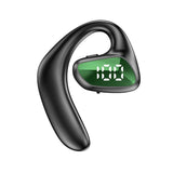 Air Conduction Bluetooth Earphone - Business Model - Black - Front View