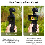 Portable Sunshade Hood for Dji Pocket 3 Screen Protection