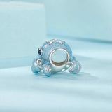925 Sterling Silver Ocean Octopus Diy Beads - 45-Degree Angle