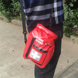 Waterproof 5L First Aid Bag For Outdoor Adventures Red - Low Angle